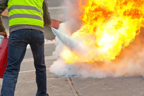 incendie extincteur